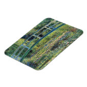 Claude Monet - Water Lily Pond und japanische Brüc Magnet (Linke Seite)