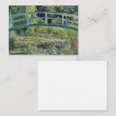 Claude Monet - Water Lily Pond und japanische Brüc Mitteilungskarte (Vorne/Hinten)
