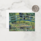 Claude Monet - Water Lily Pond und japanische Brüc Mitteilungskarte (Vorderseite/Rückseite Beispiel)