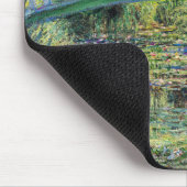 Claude Monet - Water Lily Pond und japanische Brüc Mousepad (Ecke)
