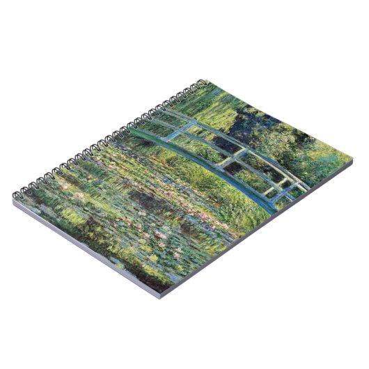 Claude Monet - Water Lily Pond und japanische Brüc Notizblock (Linke Seite)