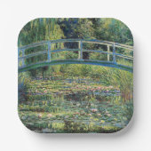 Claude Monet - Water Lily Pond und japanische Brüc Pappteller (Vorderseite)