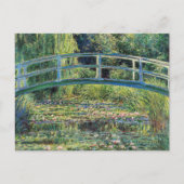 Claude Monet - Water Lily Pond und japanische Brüc Postkarte (Vorderseite)