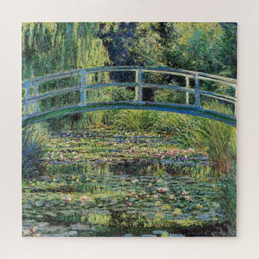 Claude Monet - Water Lily Pond und japanische Brüc Puzzle (Horizontal)