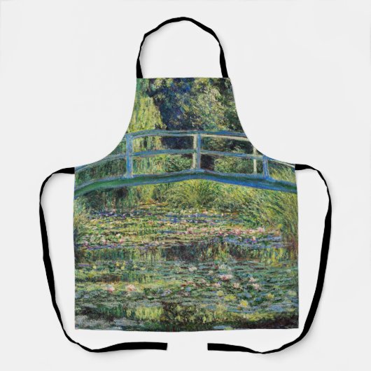 Claude Monet - Water Lily Pond und japanische Brüc Schürze (Vorderseite)
