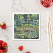 Claude Monet - Water Lily Pond und japanische Brüc Serviette (Beispiel)