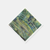 Claude Monet - Water Lily Pond und japanische Brüc Serviette (Ecke)