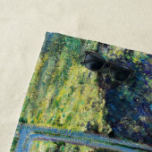 Claude Monet - Water Lily Pond und japanische Brüc Strandtuch (Beispiel)