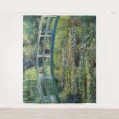 Claude Monet - Water Lily Pond und japanische Brüc Wandteppich (Vorderseite)