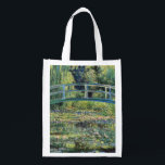 Claude Monet - Water Lily Pond und japanische Brüc Wiederverwendbare Einkaufstasche<br><div class="desc">The Water Lily Pond and the Japanese Bridge / Le Bassin aux nympheas - Claude Monet,  1899</div>