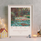 Claude Monet Water Lily Pond Vintage Malerei Poster