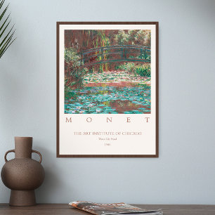 Claude Monet Water Lily Pond Vintage Malerei Poster