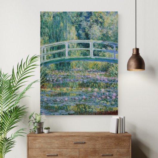 Claude Monet Waterlilies and Japanese Bridge Poster