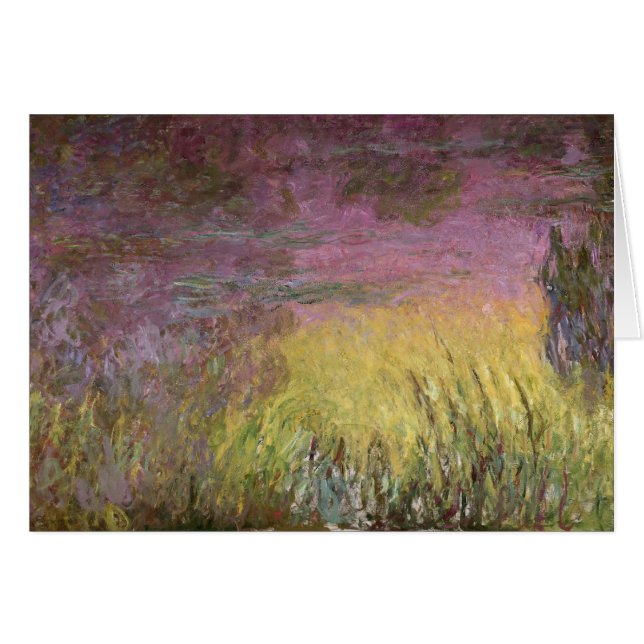 Claude Monet | Waterlilies Sunset, 1915-26 (Vorderseite (Horizontal))