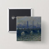 Claude Monet | Waterloo Bridge, 1902 Button (Vorne & Hinten)