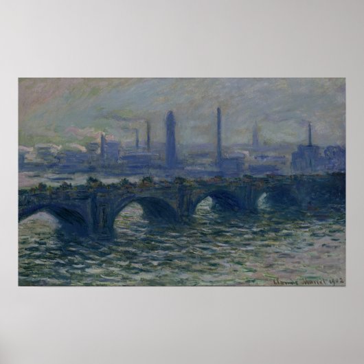 Claude Monet | Waterloo Bridge, 1902 Poster (Vorne)