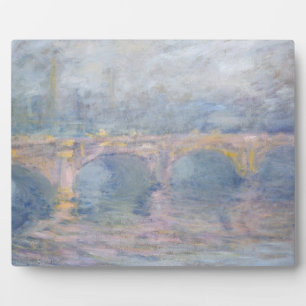 Claude Monet Waterloo Bridge, London, bei Sunset Fotoplatte