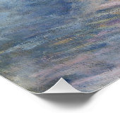 Claude Monet | Waterloo Bridge, London, bei Sunset Poster (Ecke)