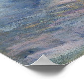 Claude Monet | Waterloo Bridge, London, bei Sunset Poster (Ecke)