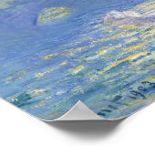 Claude Monet - Waterloo Bridge Poster (Ecke)