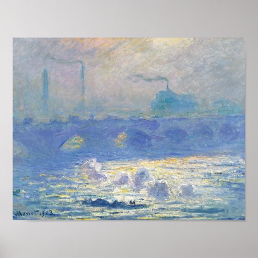 Claude Monet - Waterloo Bridge Poster (Vorne)