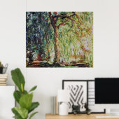 Claude Monet - Weeping Willow Poster (Heimbüro)
