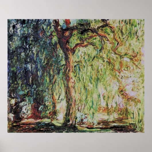 Claude Monet - Weeping Willow Poster (Vorne)