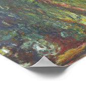 Claude Monet - Weeping Willow Poster (Ecke)