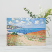 Claude Monet - Weg in den Weizenfeldern bei Pourvi Einladung (Stehend Vorderseite)