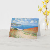 Claude Monet - Weg in den Weizenfeldern bei Pourvi Karte (Gelbe Blume)