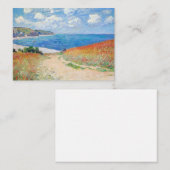 Claude Monet - Weg in den Weizenfeldern bei Pourvi Mitteilungskarte (Vorne/Hinten)