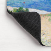 Claude Monet - Weg in den Weizenfeldern bei Pourvi Mousepad (Ecke)