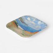 Claude Monet - Weg in den Weizenfeldern bei Pourvi Pappteller (Gewinkelt)