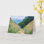 Claude Monet: Weg in La Cavee Pourville Karte (Gelbe Blume)
