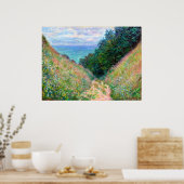 Claude Monet: Weg in La Cavee Pourville Poster (Küche)