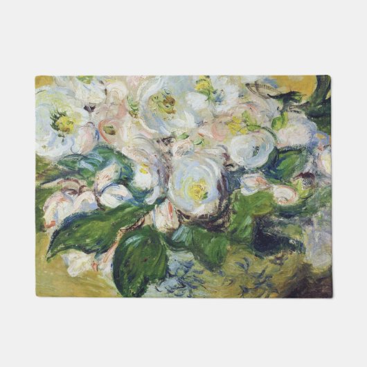 Claude Monet - Weihnachten - Rose Fußmatte (Vorderseite)