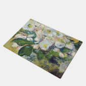 Claude Monet - Weihnachten - Rose Fußmatte (Schrägansicht)