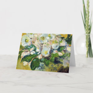 Claude Monet - Weihnachten - Rose Karte