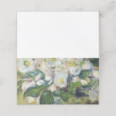 Claude Monet - WeihnachtsRosen Treuekarte (Außenseite Aufgefaltet)