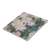 Claude Monet - Weiße Klematis Fliese (Seite)