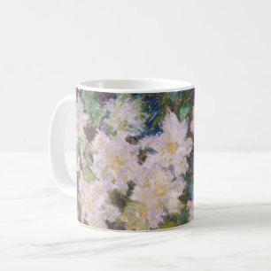 Claude Monet - Weiße Klematis Kaffeetasse