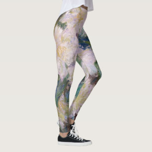 Claude Monet - Weiße Klematis Leggings