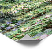 Claude Monet | Weiße Wasserlilien, 1899 Poster (Ecke)