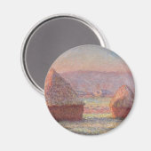 Claude Monet - Weißer Frost Sonnenaufgang Magnet (Vorderseite/Rückseite)
