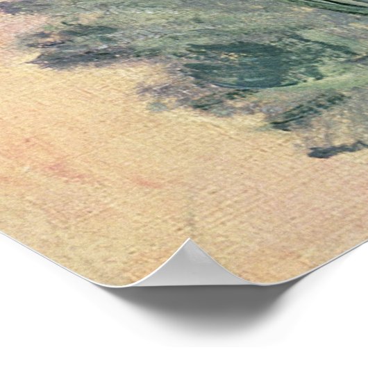 Claude Monet | Weißer Mohn, 1883 Poster (Ecke)