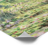 Claude Monet | Weißer Nenbergbau, 1899 Poster (Ecke)