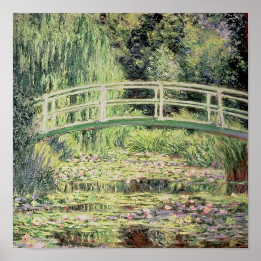 Claude Monet | Weißer Nenbergbau, 1899 Poster (Vorne)