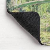 Claude Monet | weißer Nenuphars, 1899 Mousepad (Ecke)
