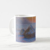 Claude Monet - Weißstapel - Sonnenuntergang, Schne Kaffeetasse (Vorderseite Links)