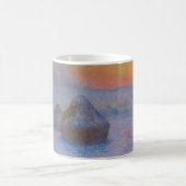 Claude Monet - Weißstapel - Sonnenuntergang, Schne Kaffeetasse (Mittel)